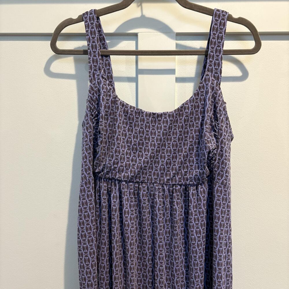Fresh Produce Dress Women Large Purple Geometric Boho Maxi Tank Sleeveless USA - Picture 3 of 11